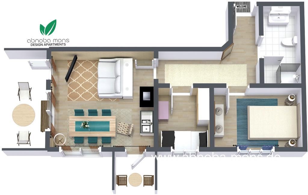 Abnoba Mons Design Apartment Ленцкірх Екстер'єр фото